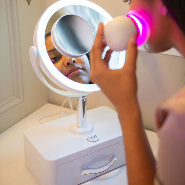 Beauty Mirror with UV Sanitizing Drawer