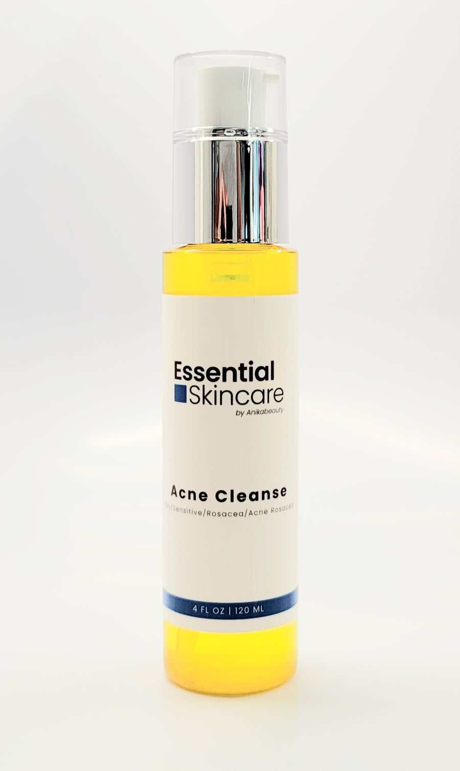 Acne Cleanse is a powerful acne cleanser that is gentle enough for dry and sensitive skin types. It is also recommended for rosacea and acne rosacea and has effective bacterial control for P-acnes and more. 